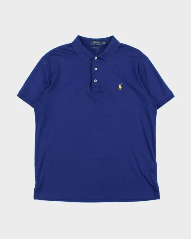 Vintage Polo Ralph Lauren Custom Slim Fit Short Sleeve Polo Shirt - L made by Ralph Lauren