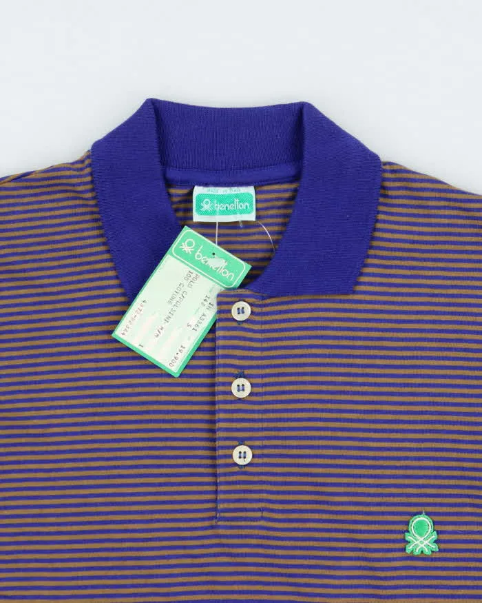 DSWT 1980s Benetton Stripe Polo Shirt - S sold by Rokit product image thumbnail 5