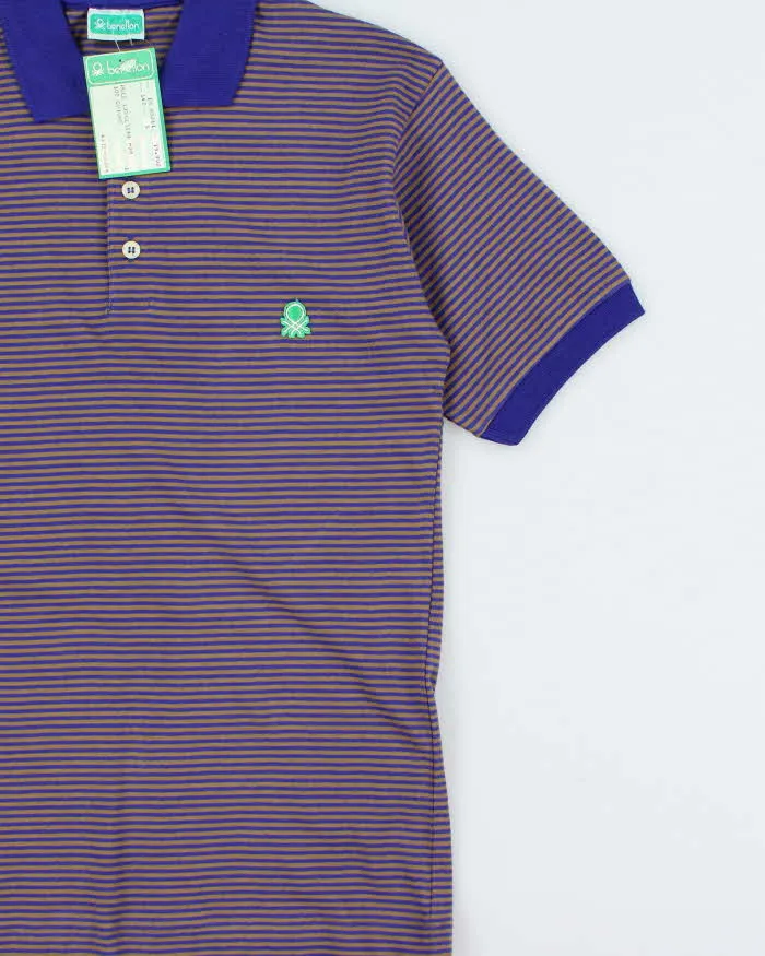 DSWT 1980s Benetton Stripe Polo Shirt - S sold by Rokit product image thumbnail 3