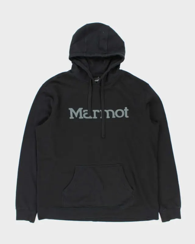 Vintage Marmot Spell Out Pullover Hoodie - XXL made by Rokit