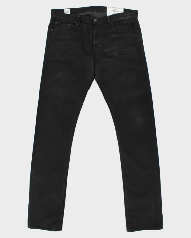 Vintage Rouge Territory Raw Denim Selvedge Jeans - W34 L36 made by Rokit