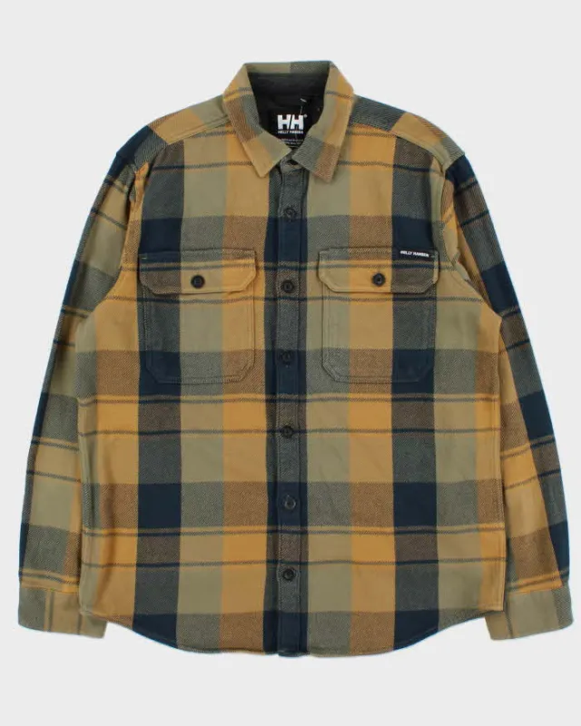 Helly Hansen Plaid Heavyweight Long Sleeve Flannel Shirt - XL made by Ralph Lauren