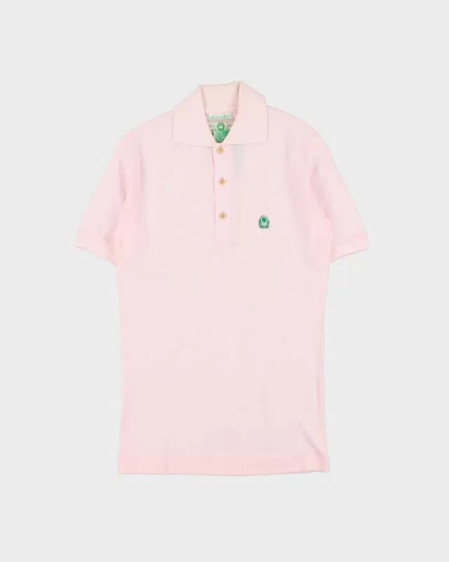 DSWT 1980s Benetton Short Sleeve Polo Shirt - S made by United Colors Of Benetton