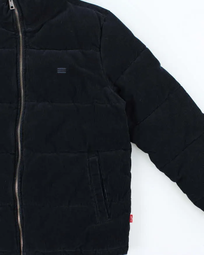 Levi's Corduroy Navy Puffer Jacket - M sold by Rokit product image thumbnail 3