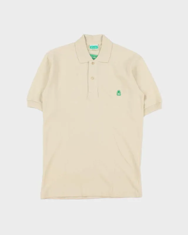 DSWT 1980s Benetton Short Sleeve Polo Shirt - S made by United Colors Of Benetton