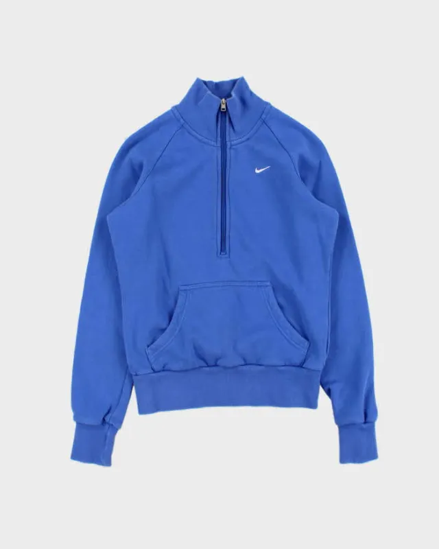 Vintage Y2K 00s Nike Ath Dept. Quarter-Zip Sweatshirt - S made by Nike