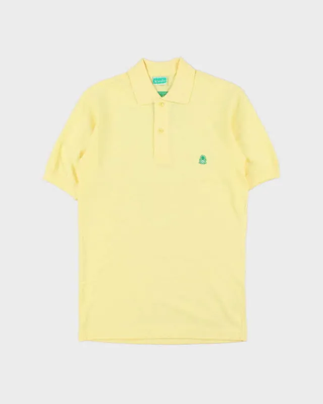 DSWT 1980s Benetton Short Sleeve Polo Shirt - S sold by Rokit