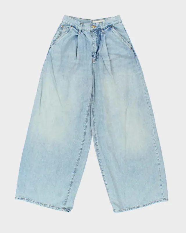 Armani Exchange Super Wide Leg Jeans - W26 L31 made by Giorgio Armani