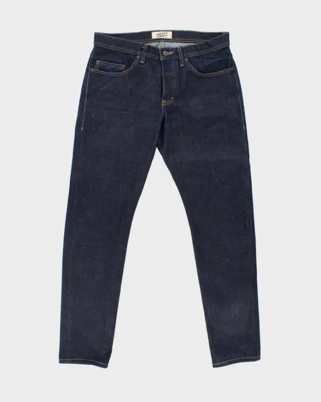 Naked & Famous Weird Guy Elephant 2 Revenge 22oz Raw Selvedge Denim Slim Fit Jeans - W34 L32 made by Rokit