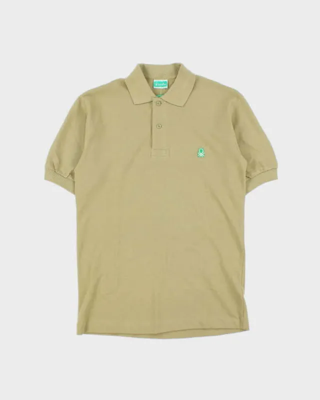 DSWT 1980s Benetton Short Sleeve Polo Shirt - S made by United Colors Of Benetton