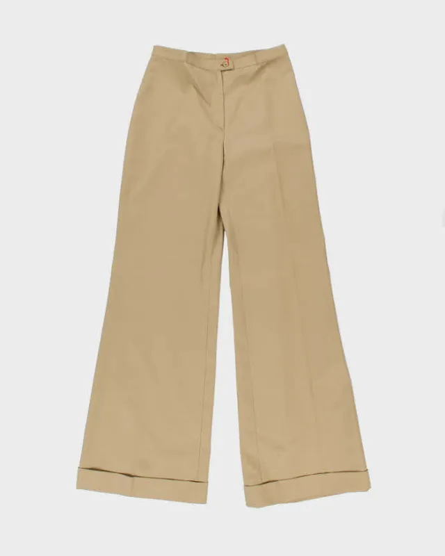 DSWT Vintage 1970s Di Lusso Premiere Italy Women's High Waisted Bell Bottom Flared Trousers - W26 L32 sold by Rokit