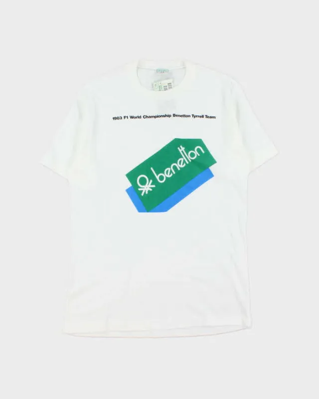 DSWT 1980s Benetton F1 World Championships Crewneck T-shirt - M sold by Rokit
