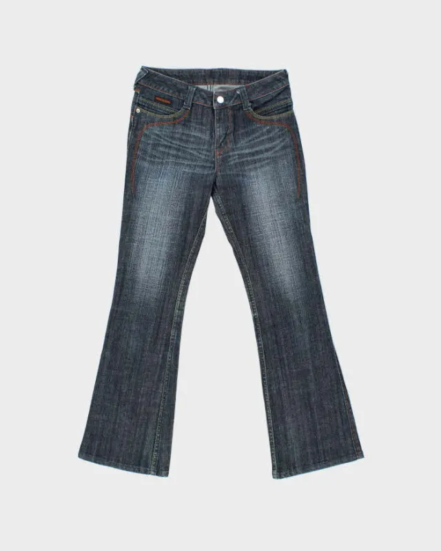 Vintage Y2k 00s Contrast Stitch Bootcut Jeans - W26 L28 made by Rokit