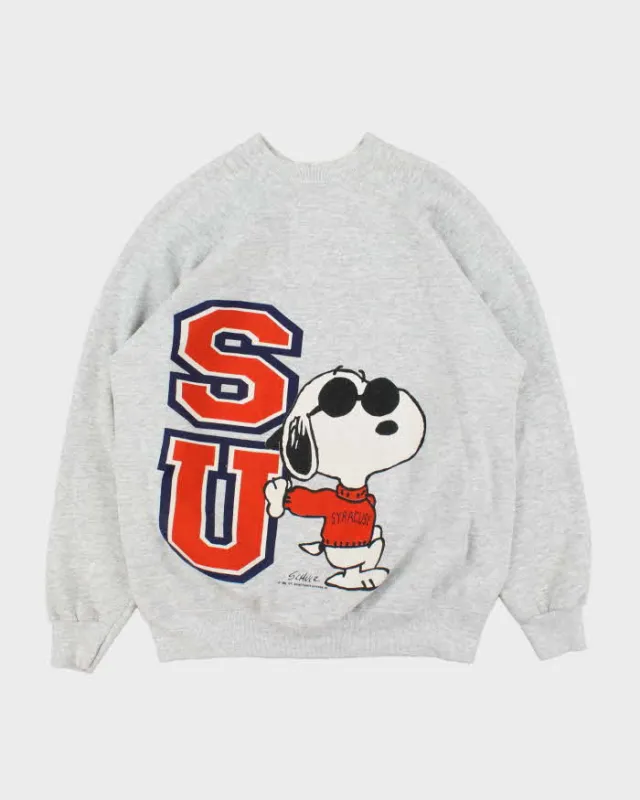 Vintage 1980s Artex Peanuts Snoopy Syracuse Sweatshirt - L sold by Rokit
