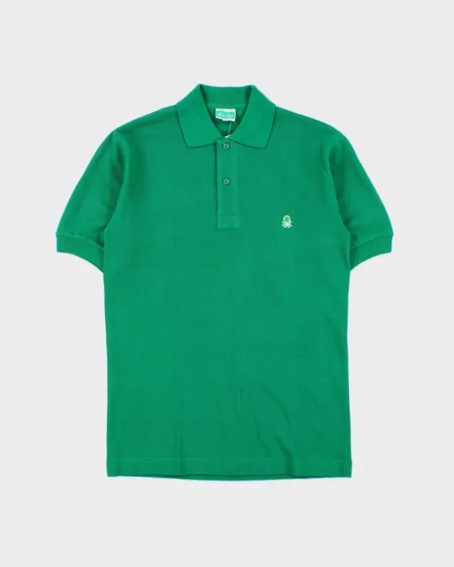 DSWT 1980s Benetton Short Sleeve Polo Shirt - S made by United Colors Of Benetton