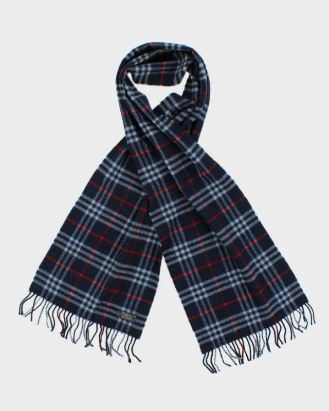 Vintage Burberry Wool Scarf sold by Rokit