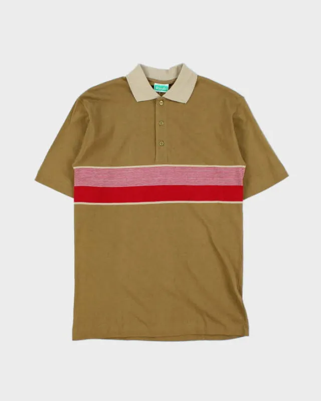 DSWT 1980s Benetton Short Sleeve Polo Shirt - S made by United Colors Of Benetton
