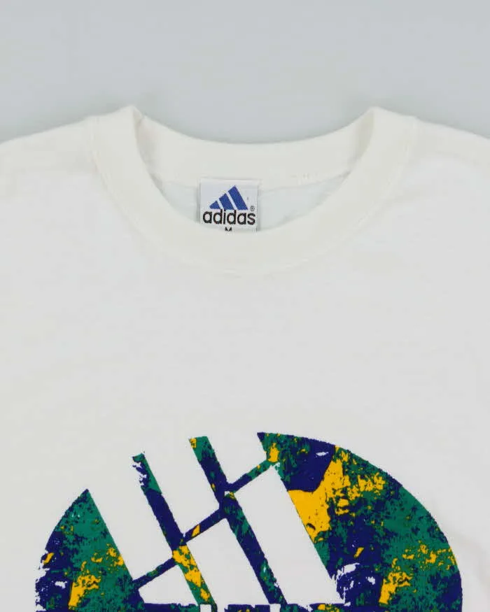 Vintage 1990s Adidas Earth Crewneck T-Shirt - M sold by Rokit product image thumbnail 5