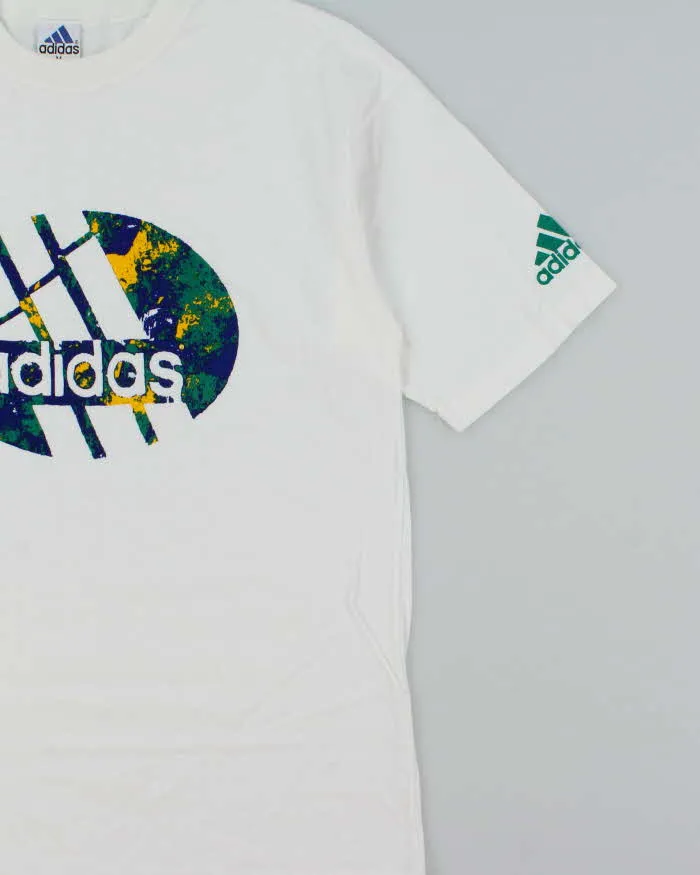 Vintage 1990s Adidas Earth Crewneck T-Shirt - M sold by Rokit product image thumbnail 3