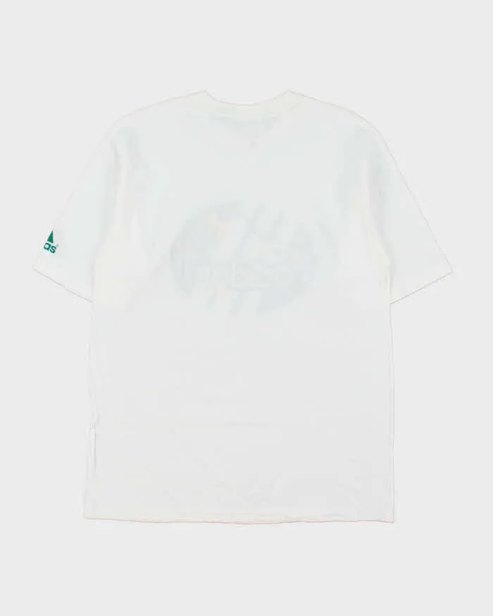 Vintage 1990s Adidas Earth Crewneck T-Shirt - M sold by Rokit product image thumbnail 2