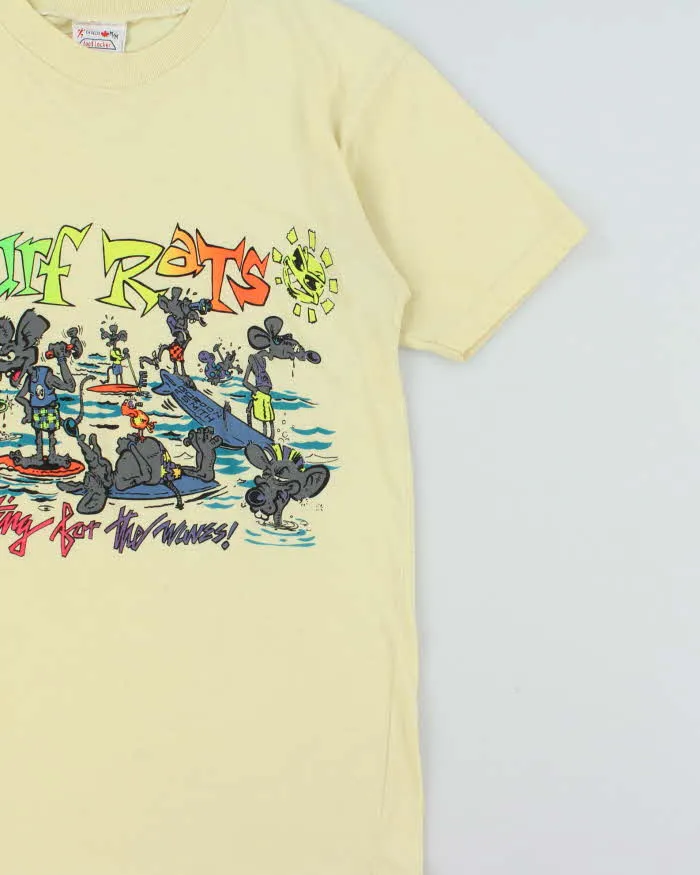 Vintage 1980s Footlocker Surf Rats Single Stitch Crewneck T-Shirt - M sold by Rokit product image thumbnail 3