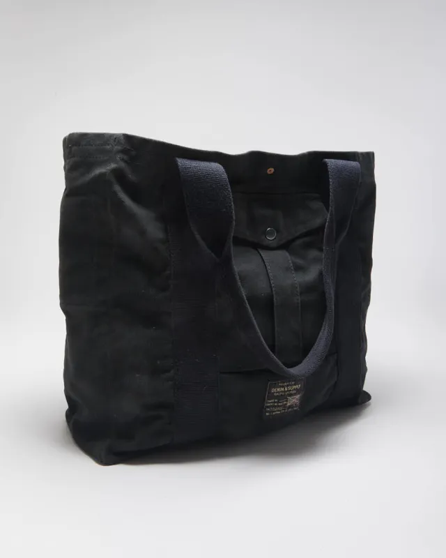 Vintage Ralph Lauren Denim & Supply Large Heavyweight Canvas Shopper Tote - OS made by Ralph Lauren