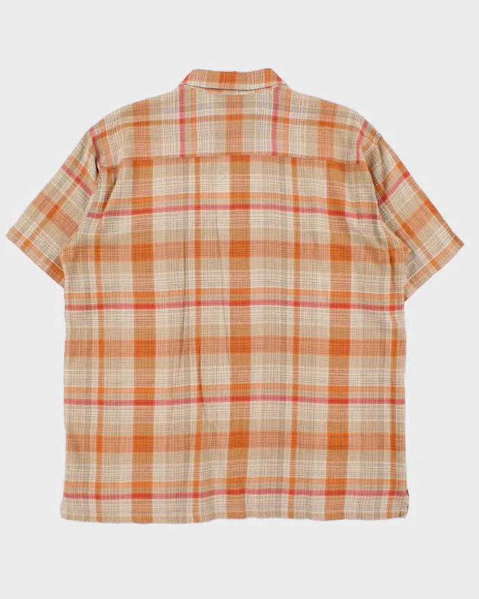 Vintage Y2K 00s Patagonia Organic Plaid Short Sleeve Adventure Shirt - L sold by Rokit product image thumbnail 2