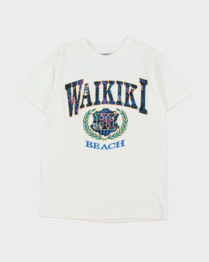 Vintage 1990s Waikiki Beach All Sport Pro Weight Made In USA Single Stitch Crewneck T-Shirt - M sold by Rokit
