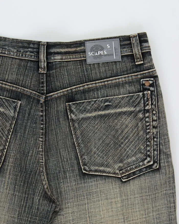 Vintage Y2K 00s Scapes Stone Wash Bootcut Denim Jeans - W36 L34 sold by Rokit product image thumbnail 4