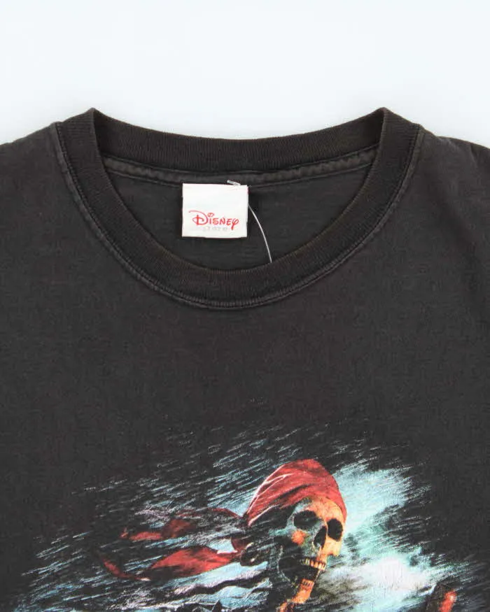 Vintage 2003 Disney Store Pirates Of The Caribbean Promo Heavyweight Crewneck T-Shirt - L sold by Rokit product image thumbnail 5