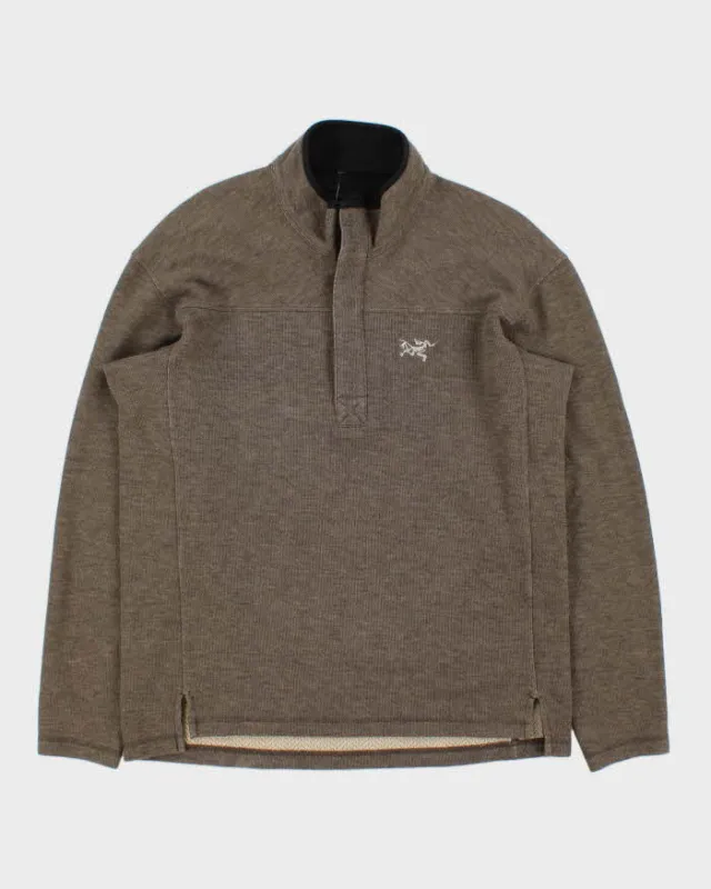 Vintage Y2K 00s Arc'teryx Delta Polartec Snap Button Pullover Fleece - L sold by Rokit