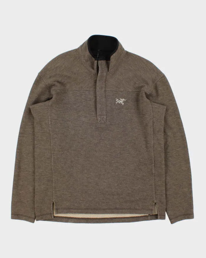 Vintage Y2K 00s Arc'teryx Delta Polartec Snap Button Pullover Fleece - L sold by Rokit