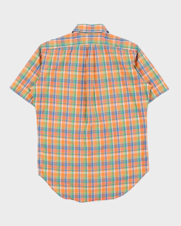 Vintage Y2K 00s Ralph Lauren Plaid Classic Fit Short Sleeve Shirt - S sold by Rokit product image thumbnail 2