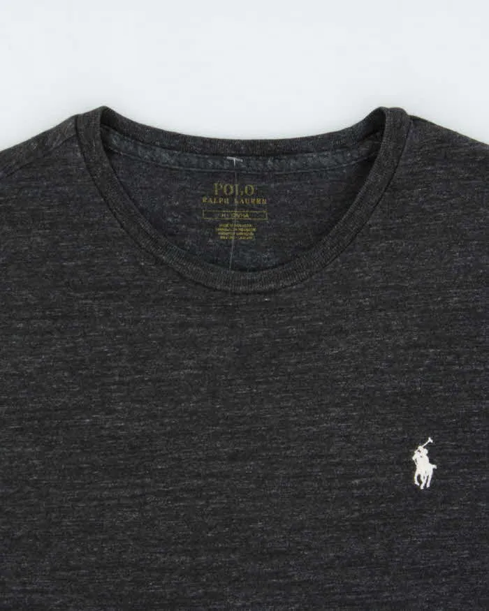 Vintage Polo Ralph Lauren Marl Grey Crewneck T-Shirt - M sold by Rokit product image thumbnail 5