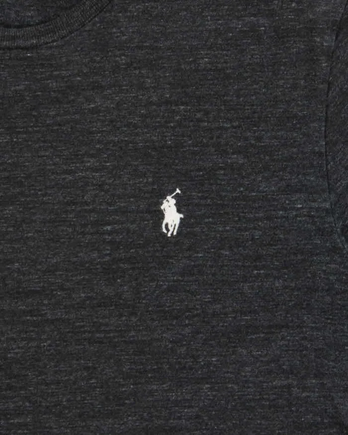 Vintage Polo Ralph Lauren Marl Grey Crewneck T-Shirt - M sold by Rokit product image thumbnail 4