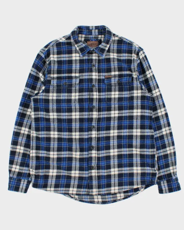 Vintage Orvis Heavyweight Plaid Long Sleeve Flannel Over Shirt - M made by Rokit