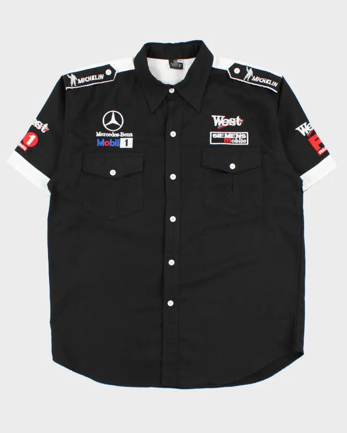 Vintage Y2K 00s Mercedes Benz F1 Racing Embroidered Short Sleeve Shirt - XXL sold by Rokit