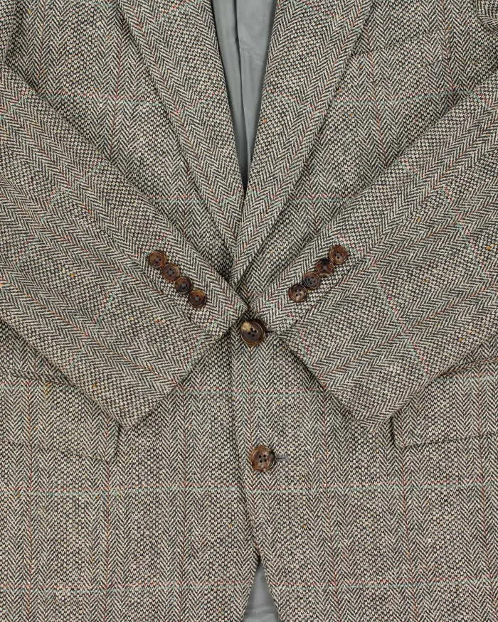 Vintage 00s Polo Ralph Lauren Houndstooth Tweed Wool Blend Single Breasted Blazer - M sold by Rokit product image thumbnail 4