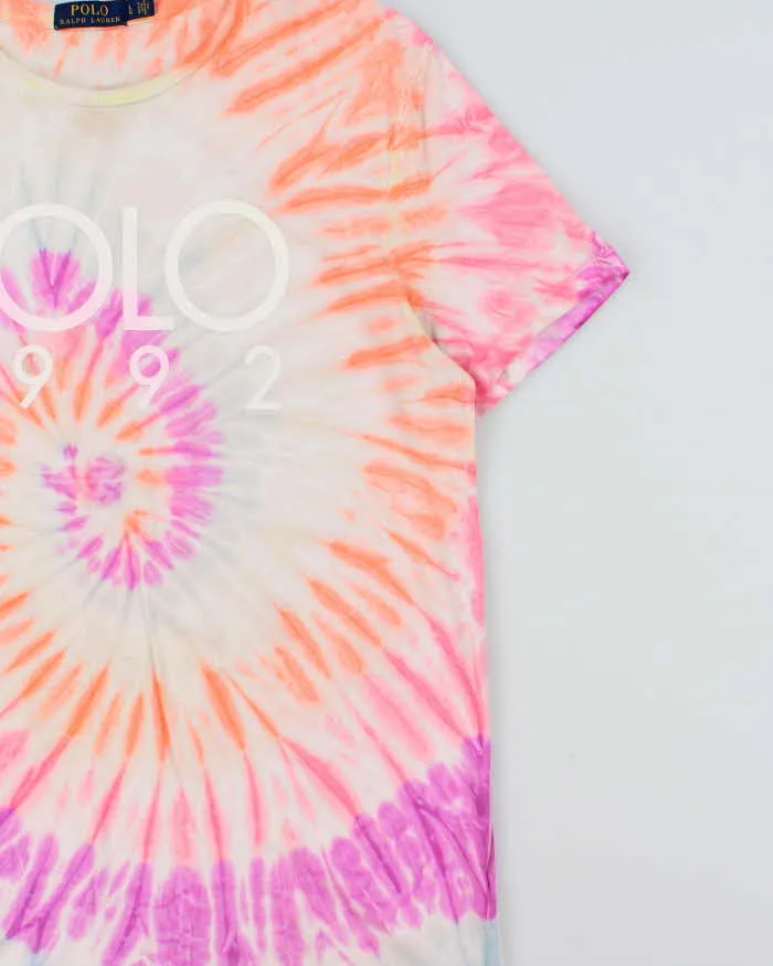 Vintage Polo Stadium 1992 Ralph Lauren Tie-Dye Crewneck T-Shirt - L sold by Rokit product image thumbnail 3