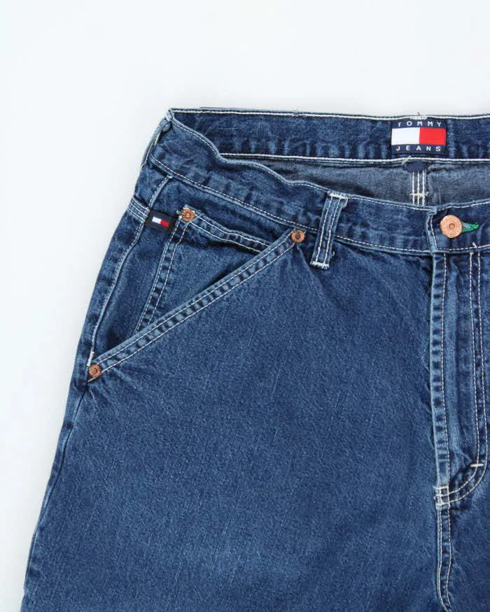 Vintage 1990s Tommy Hilfiger Wide Leg Denim Carpenter Jeans - W34 L30 sold by Rokit product image thumbnail 3