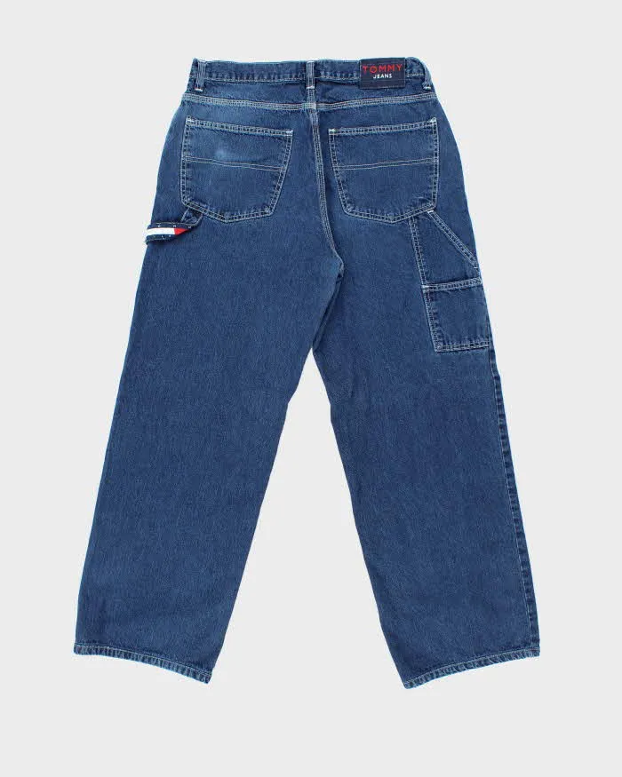 Vintage 1990s Tommy Hilfiger Wide Leg Denim Carpenter Jeans - W34 L30 sold by Rokit product image thumbnail 2