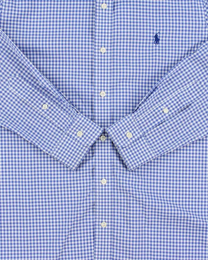 Vintage Ralph Lauren Easy Care Gingham Long Sleeve Shirt - M sold by Rokit product image thumbnail 4