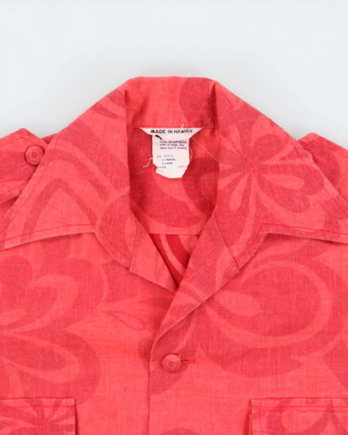 Vintage 1970s Made In USA Floral Hawaiian Adventure Shirt - S sold by Rokit product image thumbnail 5