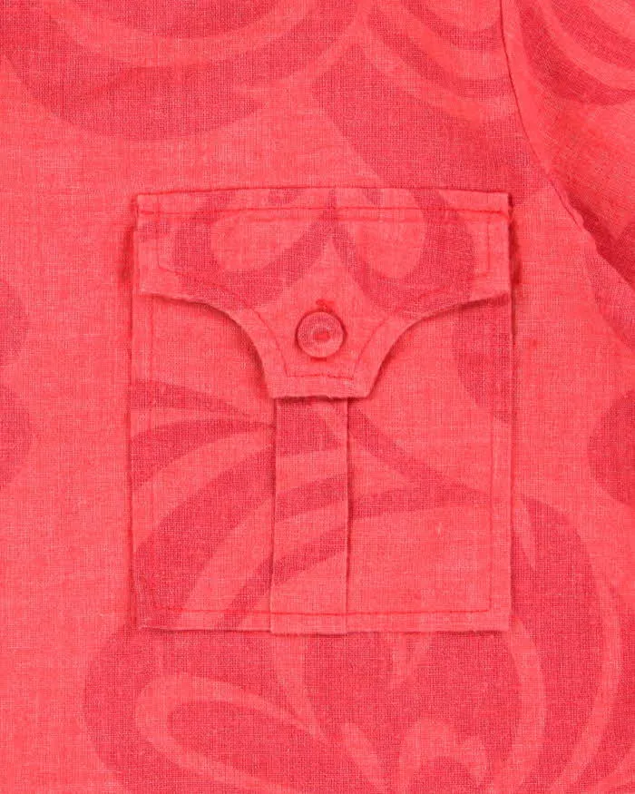 Vintage 1970s Made In USA Floral Hawaiian Adventure Shirt - S sold by Rokit product image thumbnail 4