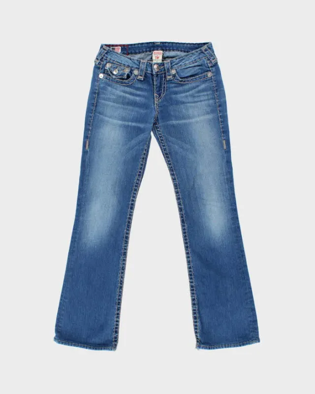 Vintage Y2K 00s True Religion Becky Super T Made In USA Women's Low Rise Flap Pocket Bootcut Jeans - W29 L30 made by True Religion
