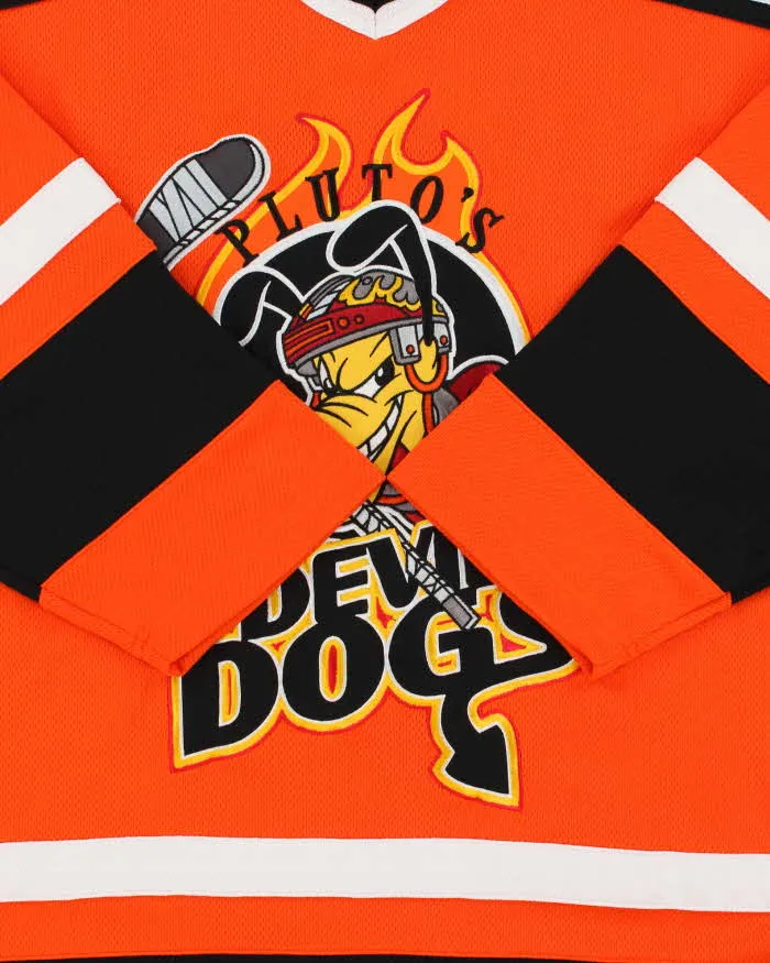 Vintage Y2K 00s Disney Pluto's Devil Dogs Ice Hockey Jersey - M sold by Rokit product image thumbnail 4