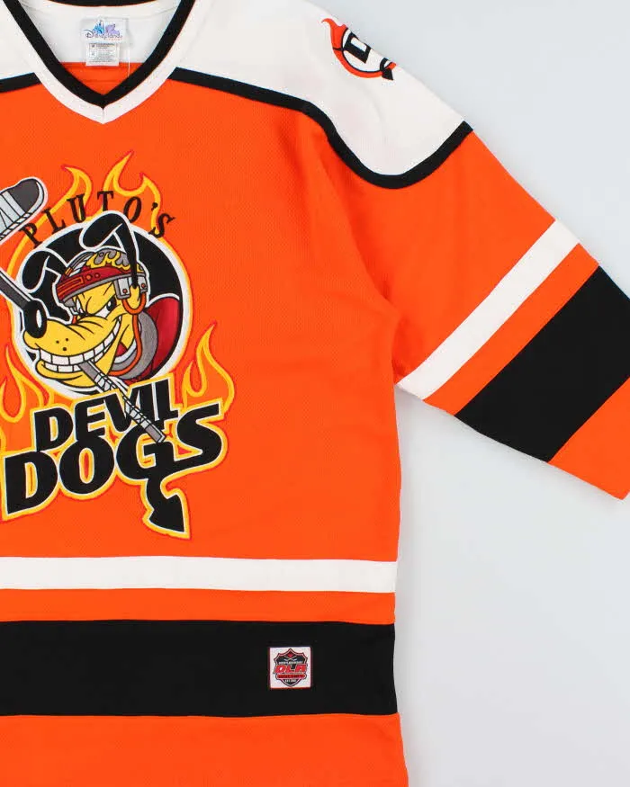 Vintage Y2K 00s Disney Pluto's Devil Dogs Ice Hockey Jersey - M sold by Rokit product image thumbnail 3