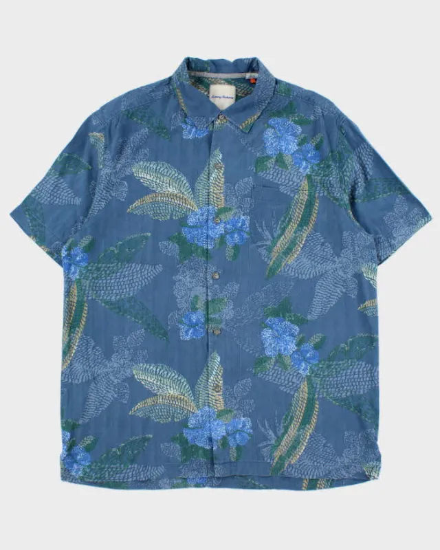 Vintage Tommy Bahama Silk Hawaiian Shirt - L sold by Rokit