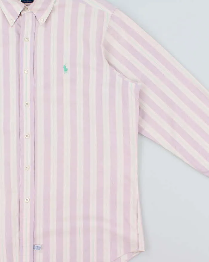 Vintage 1990s Ralph Lauren Striped Long Sleeve Shirt - L sold by Rokit product image thumbnail 3