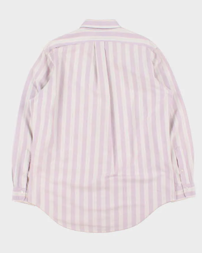 Vintage 1990s Ralph Lauren Striped Long Sleeve Shirt - L sold by Rokit product image thumbnail 2
